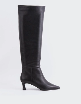Lorenzie Black Leather Wc Russell Boots