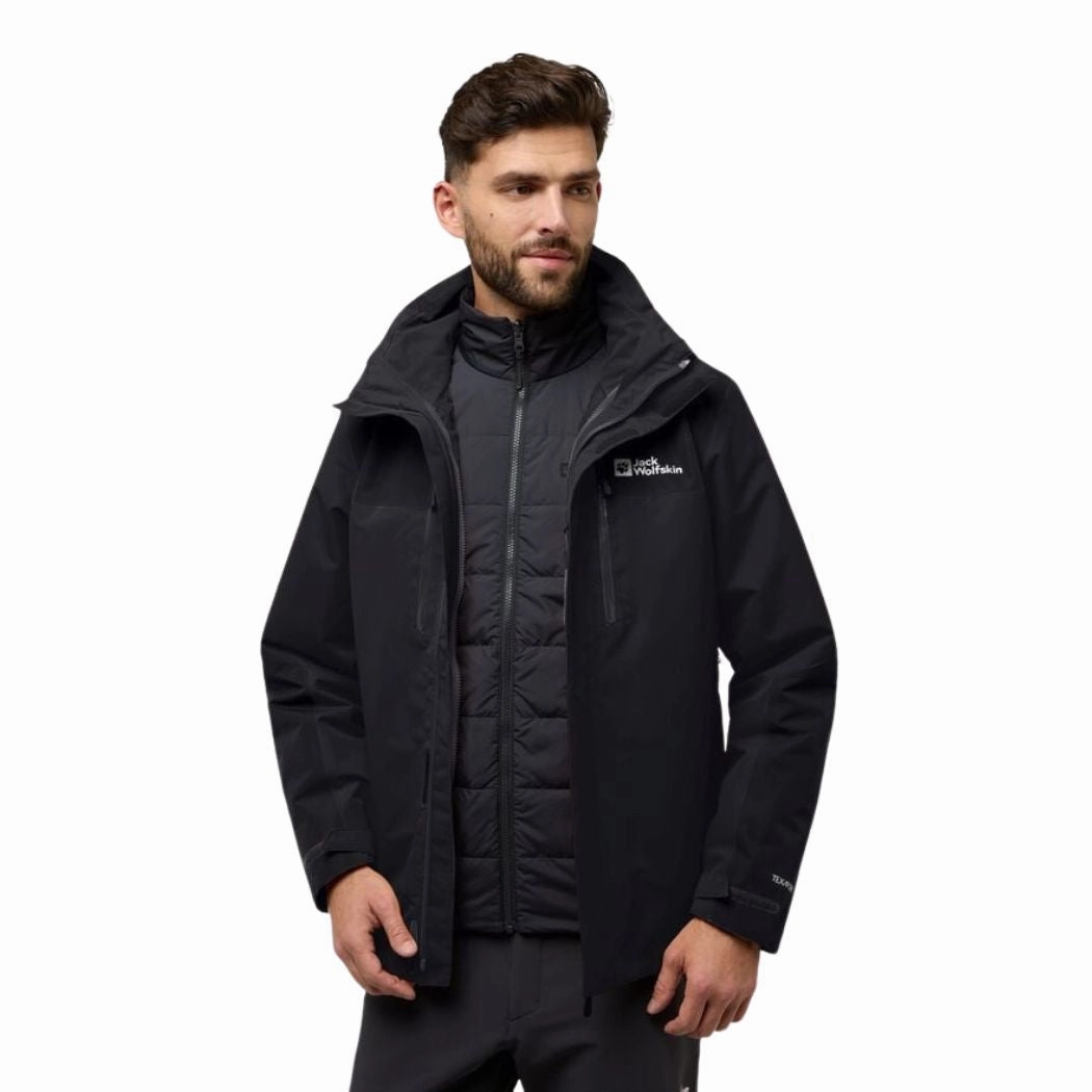 jack wolfskin jasper 3in1 Men's Jacket Zip Up Fleece Jackets