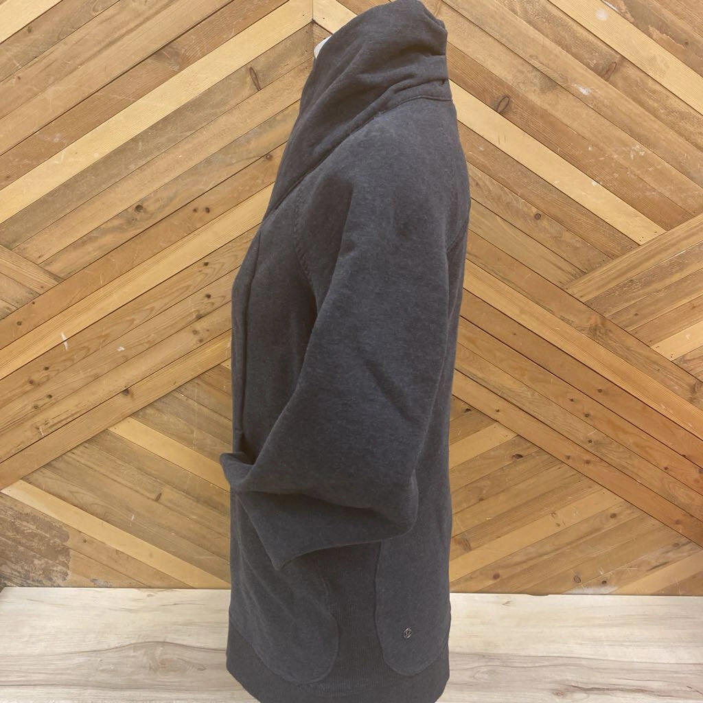 Custom Matching Sweatshirts Lululemon - Women's Fleece-Lined Full-Zip Jacket: Dark Grey-women-10