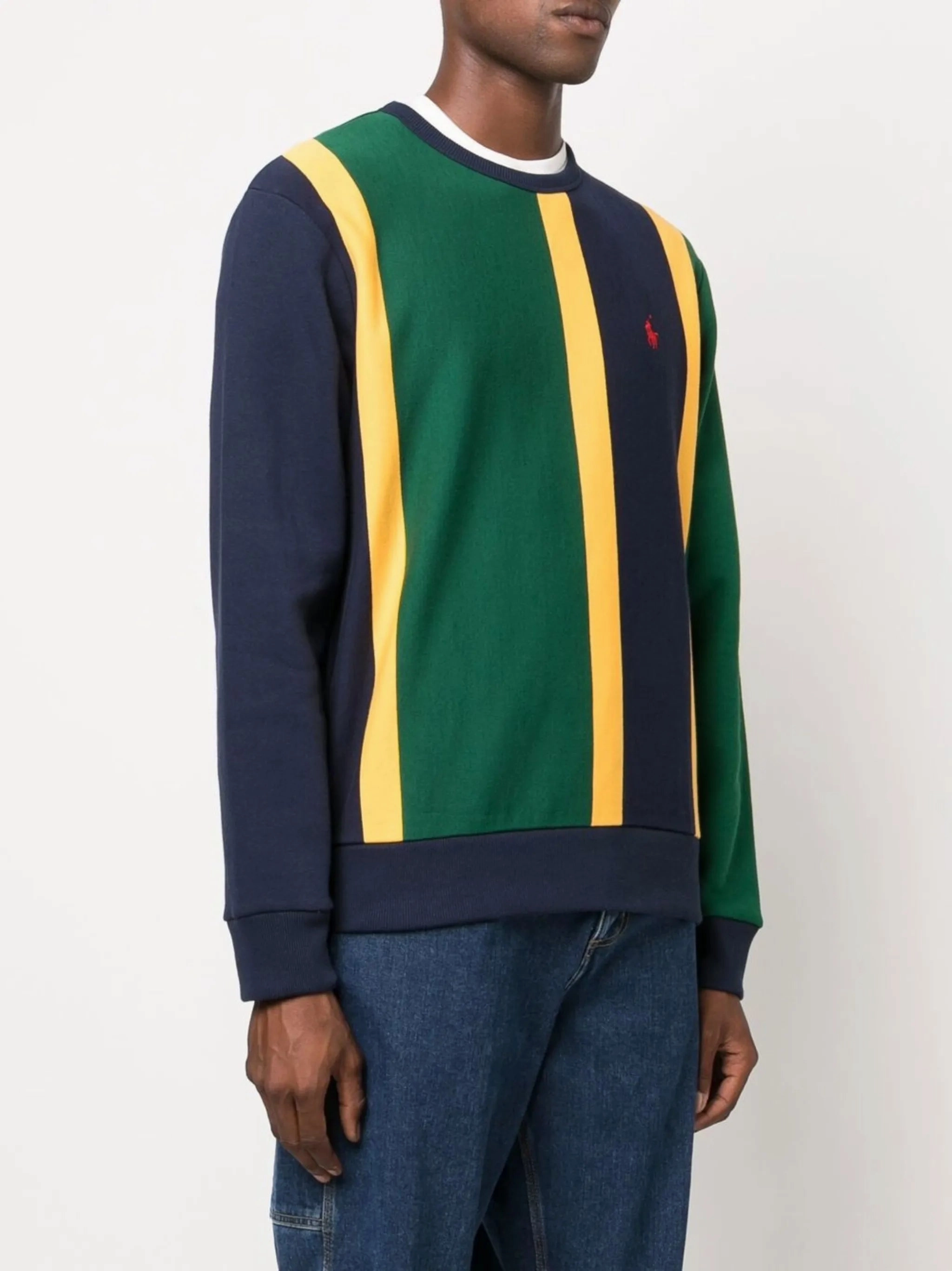 Patterned Knitwear crew-neck sweatshirt