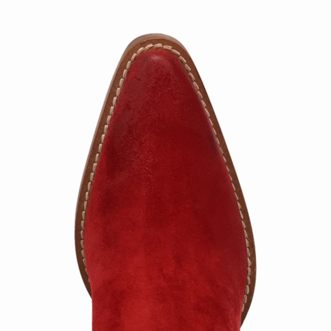 Online Exclusive | Dingo | Songbird Suede Bootie in Red ** PREORDER Where To Buy Work Boots Near Me