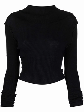 exposed-seam jumper Sioni Knitwear