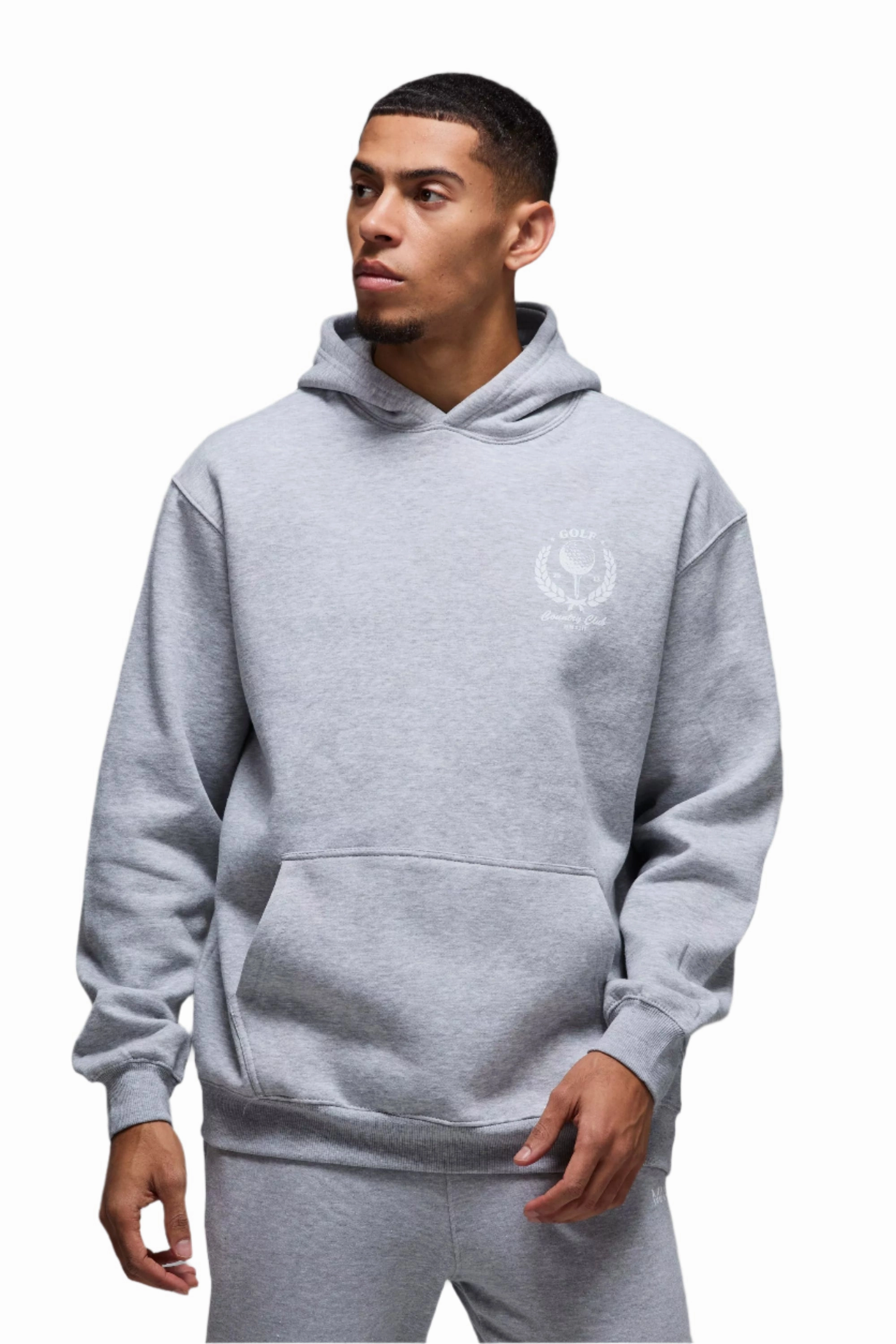 Man Active Golf Country Club Oversized Hoodie Cheap Graphic Crewneck Sweatshirts