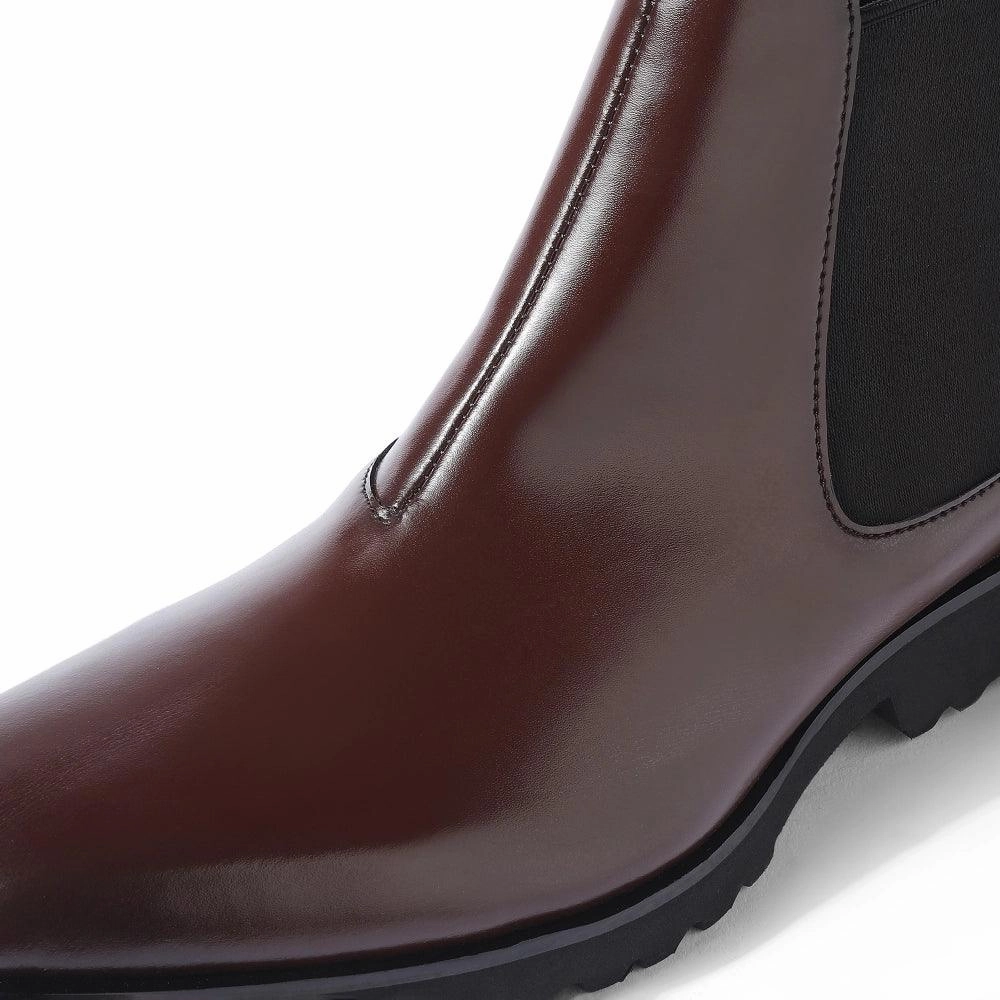 Waterproof Walking Chelsea Boots Marcos Featherlite - Dark Tan Chelsea Boots-RTS