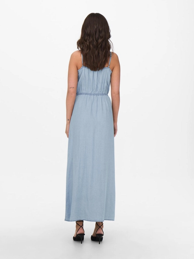 Bella Puff Sleeve Maxi Dress Pema Win Life Sleeveless Long Dress