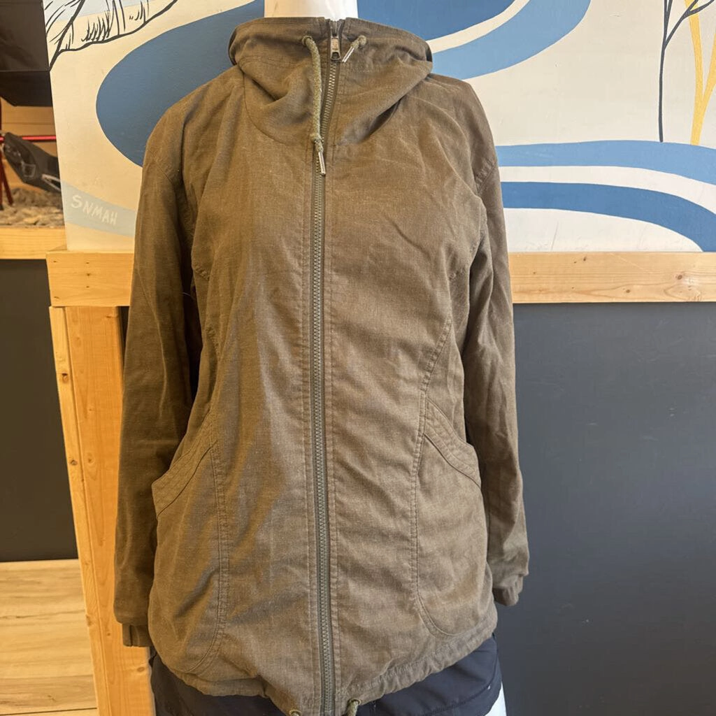 Pink Vs Sweatshirts MEC - Women's Hemp-Blend Zip Jacket : Army Green/Black Lining-women-6