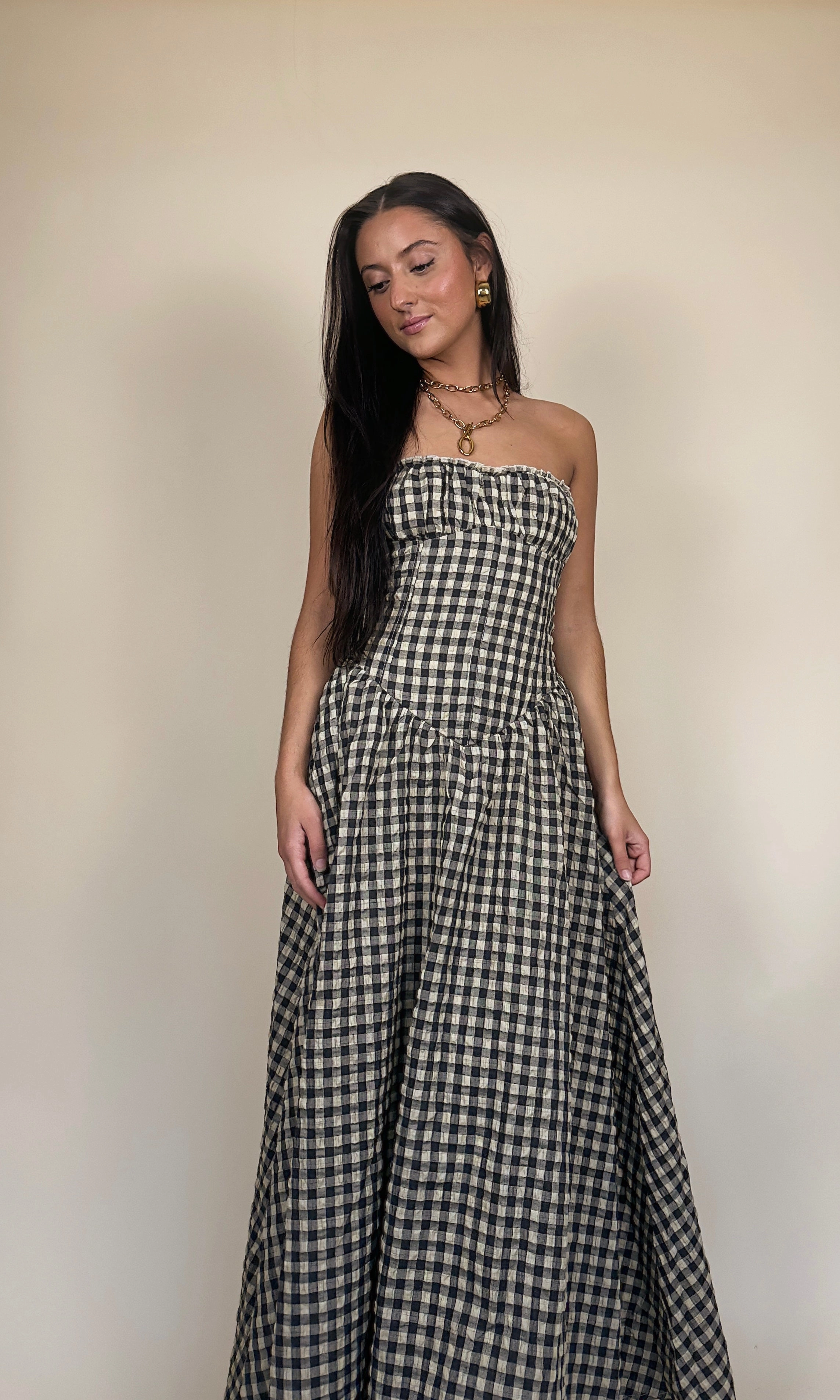 Peakview Dress Midi Dress Mewah Dan Elegan 2025