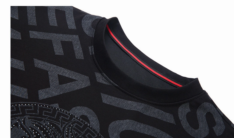 Bruce Lee T Shirts Men Fleece Printing Long Sleeves T-shirts