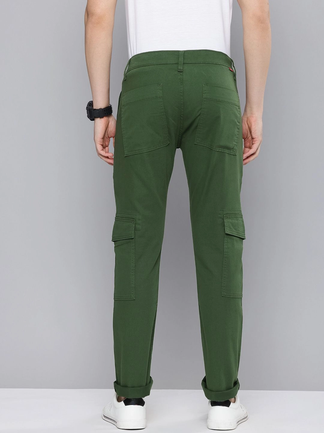Light Green Cargo Pants Men's 511 Slim Fit Olive Cargo Trousers