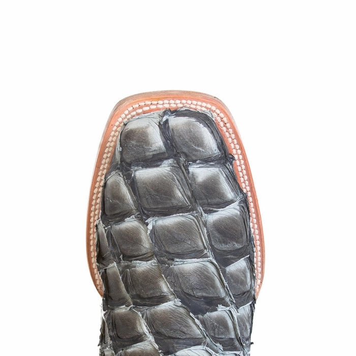 Thermoball Boots Men's Genuine Monster Fish Square Toe Boots Blue