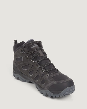 Men's Mornington Waterproof Mid Hiking Boots - Black/Black Sea Hiking Boots For Boys
