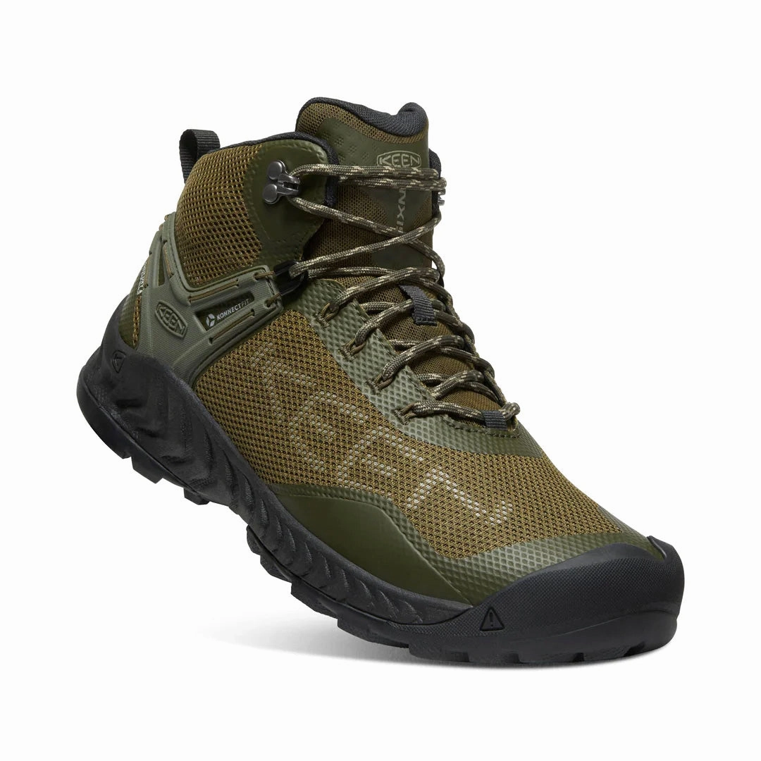 Lightweight Hiking Boot Men's NXIS Evo Mid WP - Forest Night/Dark Olive