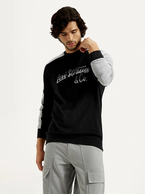 Men's Printed Round Neck Sweatshirt Buffalo Sweatshirts