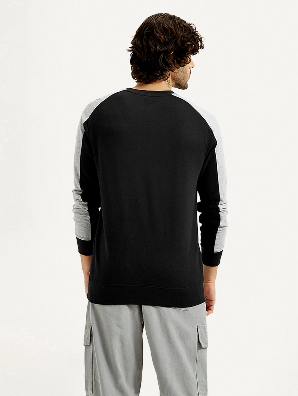 Bean Sweatshirts Men's Printed Round Neck Sweatshirt