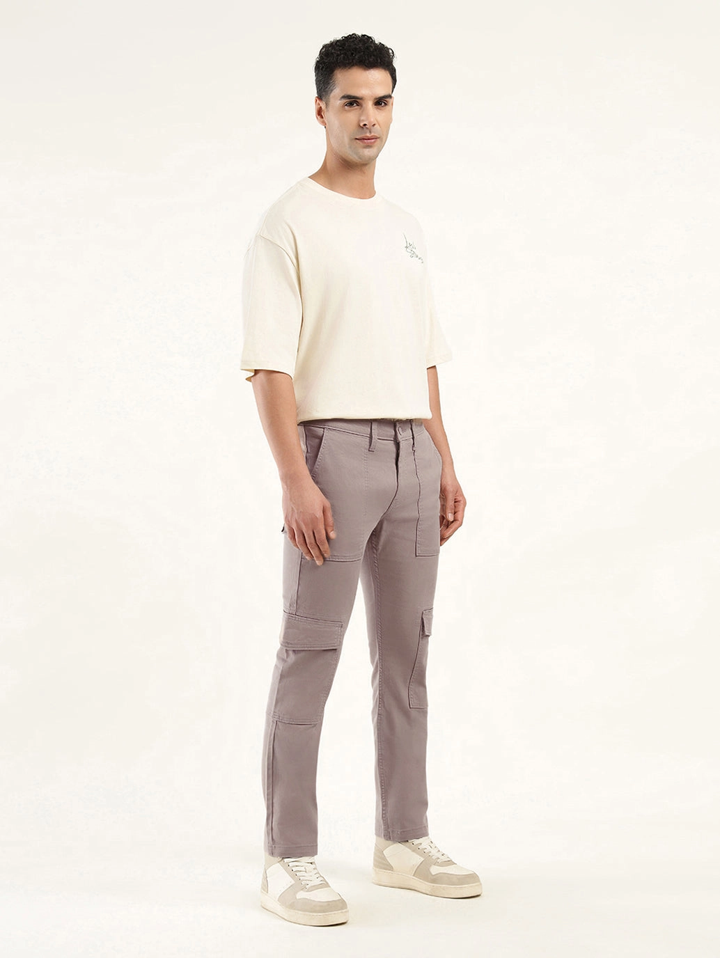 Men's Slim Fit Cargo Trousers Infant Camo Cargo Pants