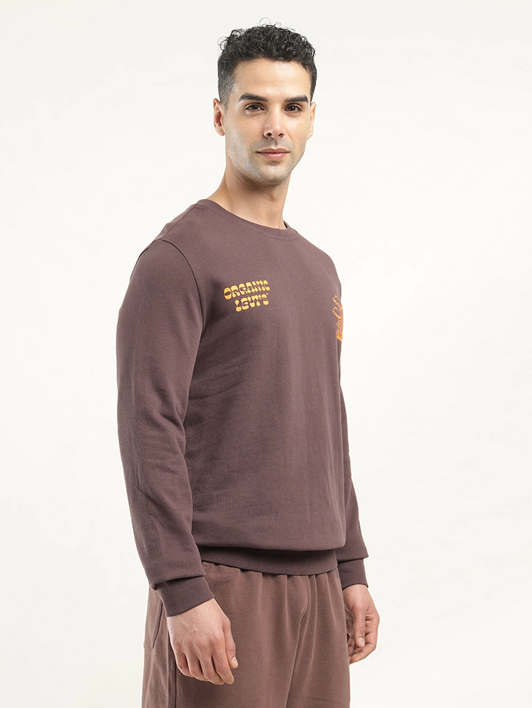 Men's Solid Crew Neck Sweatshirt Quality Sweatshirts