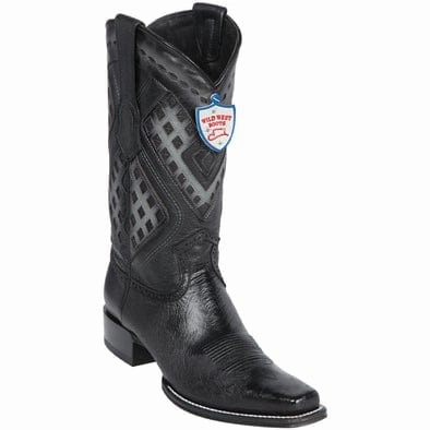 Dr Airwair Boots Men's Wild West Smooth Ostrich Square Toe Boots 27697