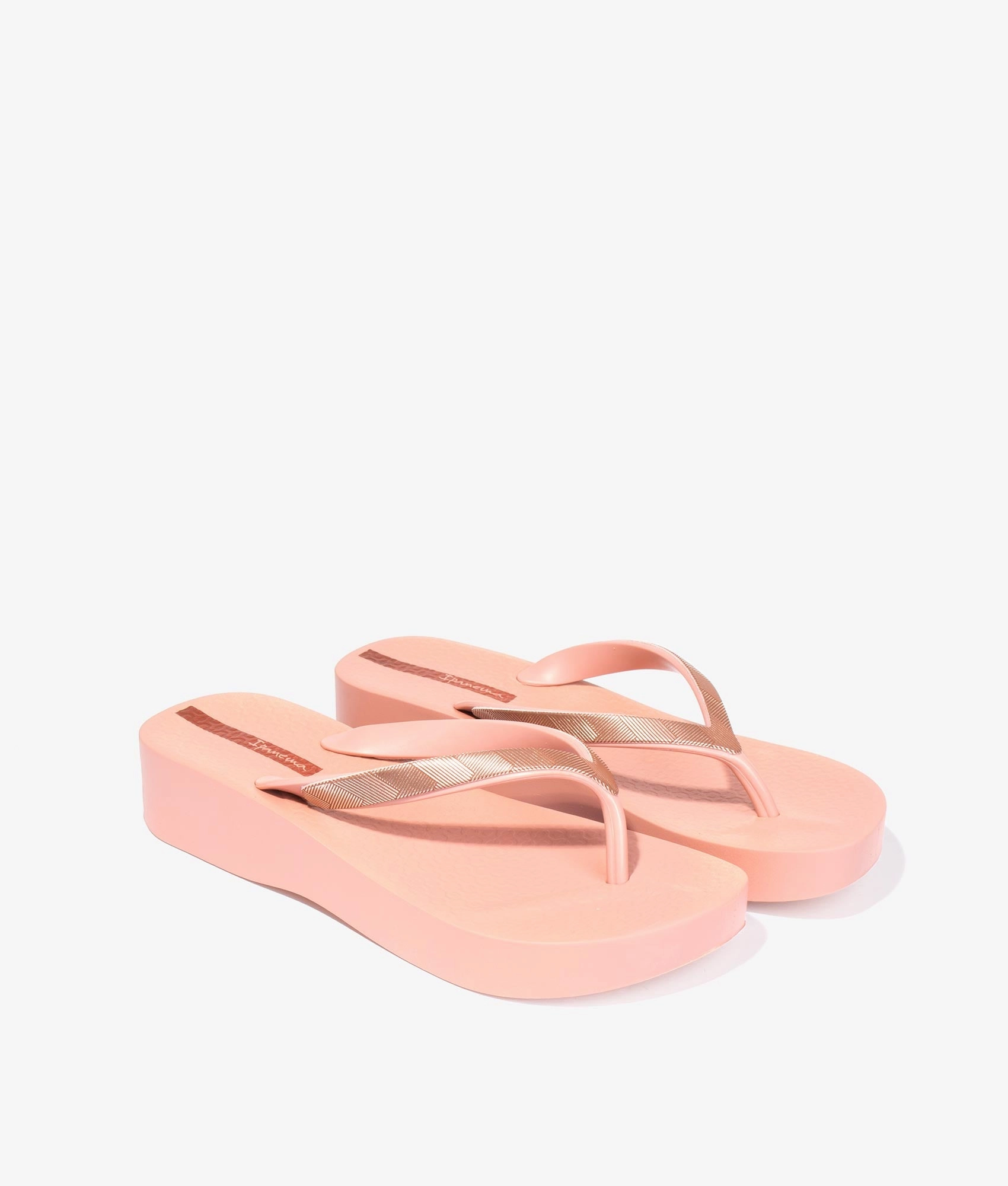 Mesh wedge tex flip flops in blush Glitter Reef Flip Flops