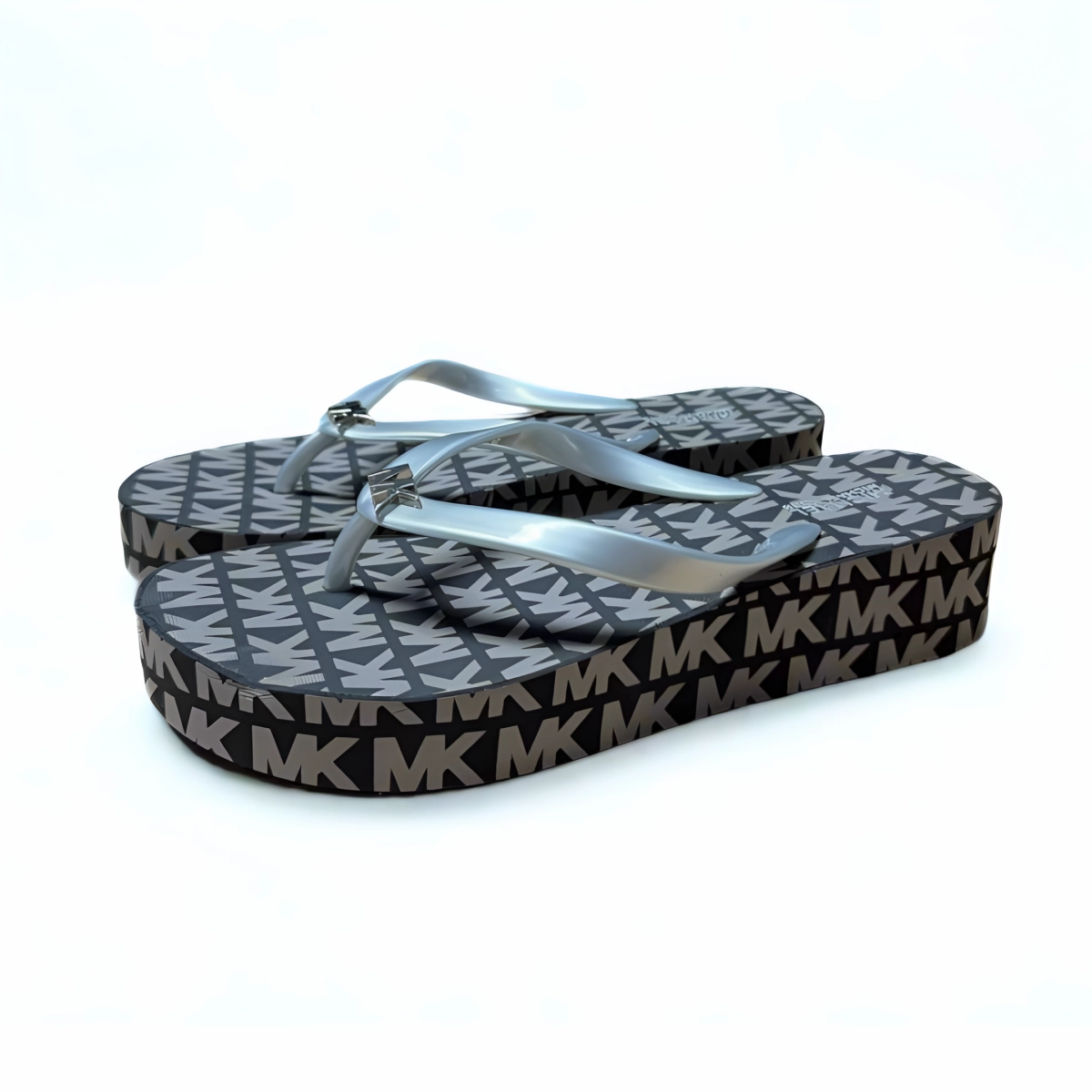 Michael Kors Bedford Wedge Flip Flop Women - BLKSLV Jelly Sandals From The 90's