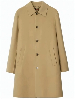 Mid-Length Brown Wool Coat Winter Jackets Outlet Store