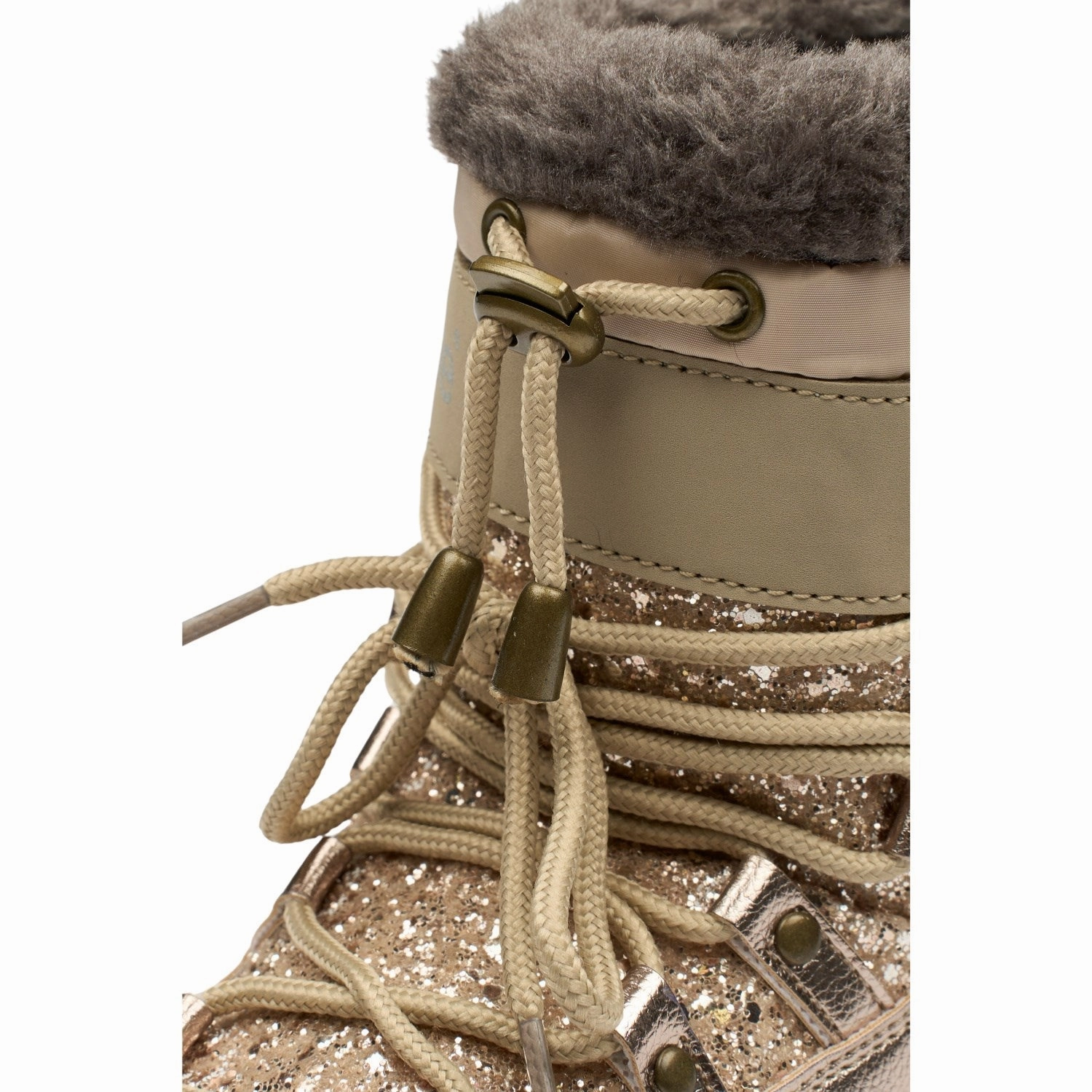 Snow Boots Washington Dc Mikk-Line Champagne Glitter Snow Boot Glitter