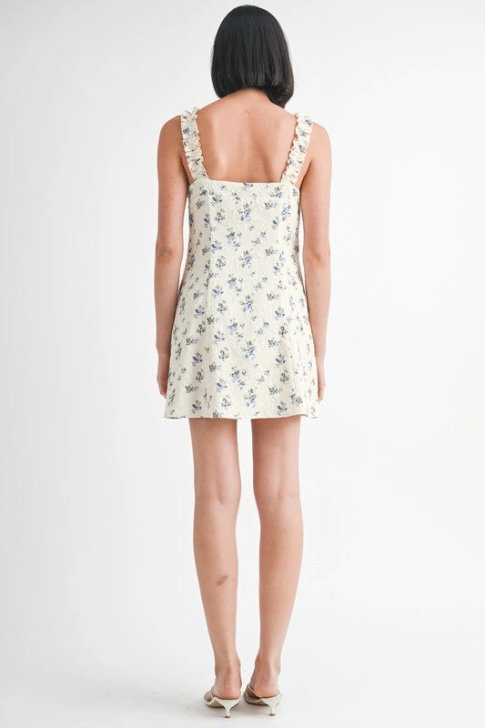 Solid Color Mini Dress Maison Fleur Mini Dress