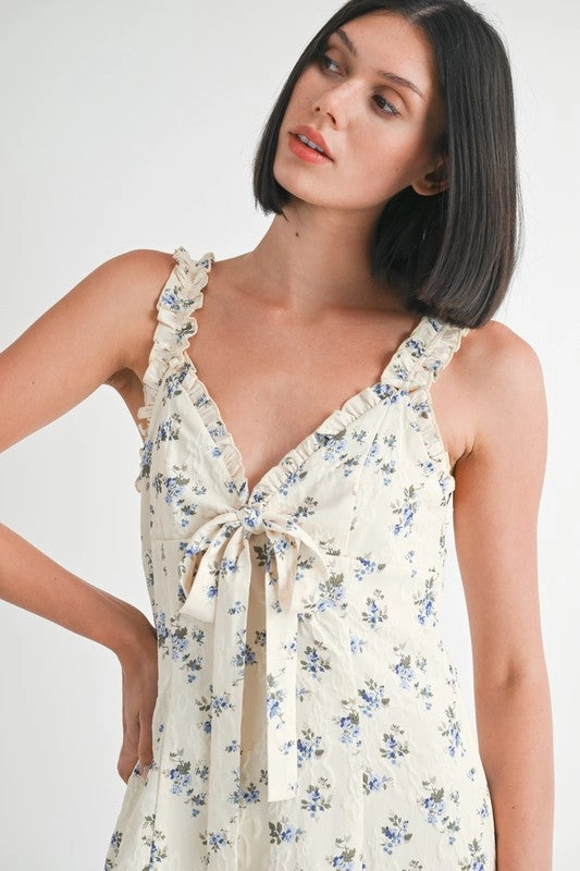 Preppy Floral Mini Dress Maison Fleur Mini Dress