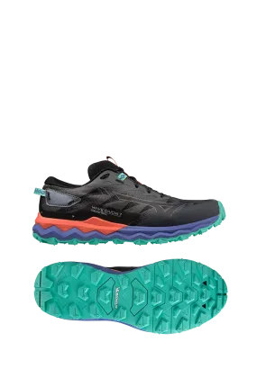 12x2 Trailer Brake Shoes Mizuno Wave Daichi 7 Mens - Iron Gate/Ebony/Living Coral