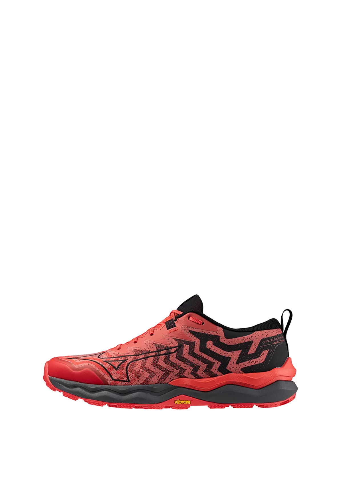 Most Comfortable Trail Shoes Mizuno Wave Daichi 8 Mens - Cayenne/Black/High Risk Red