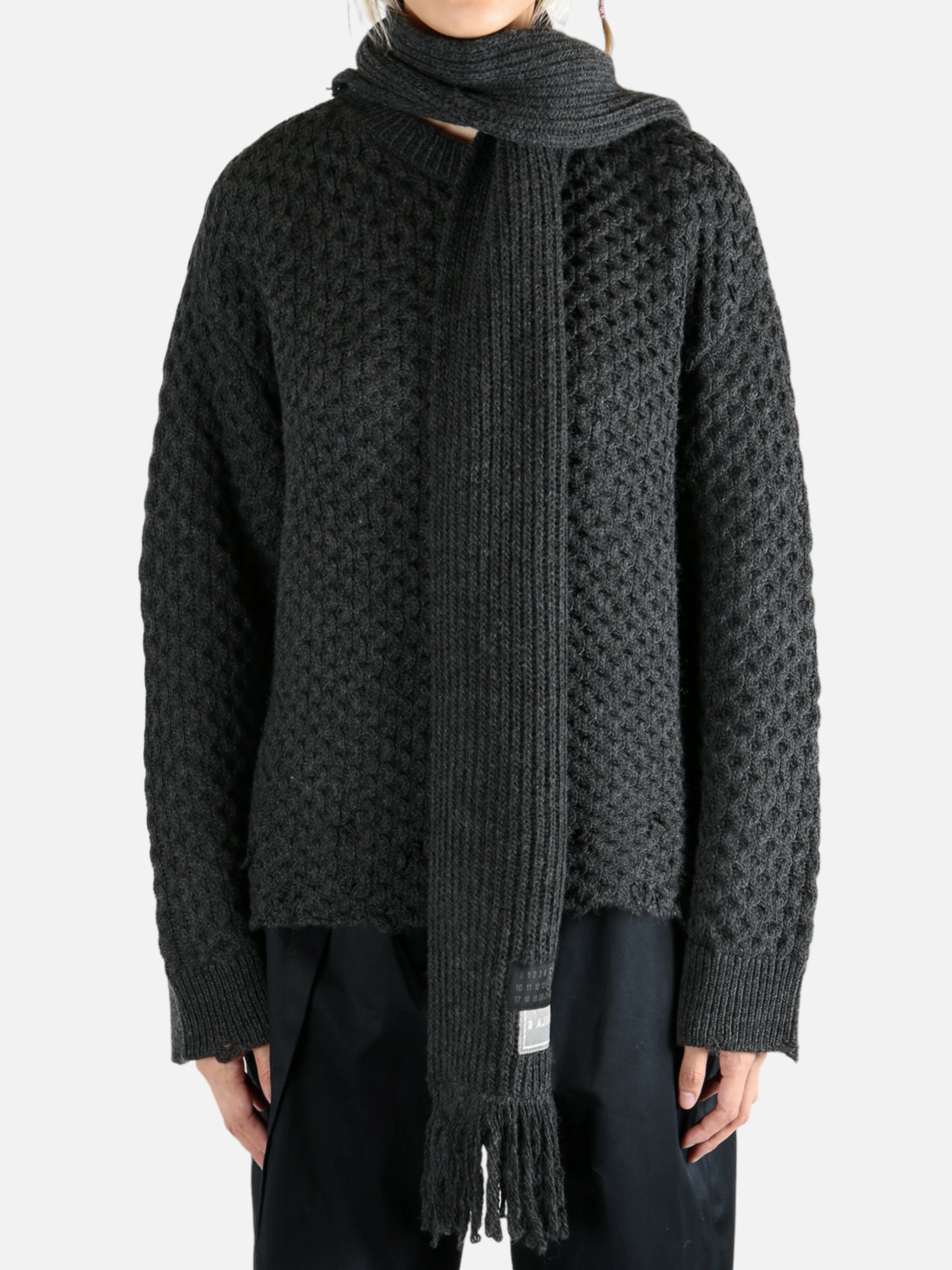 Linen Knitwear MM6 Maison Margiela - Women Scarf Knit