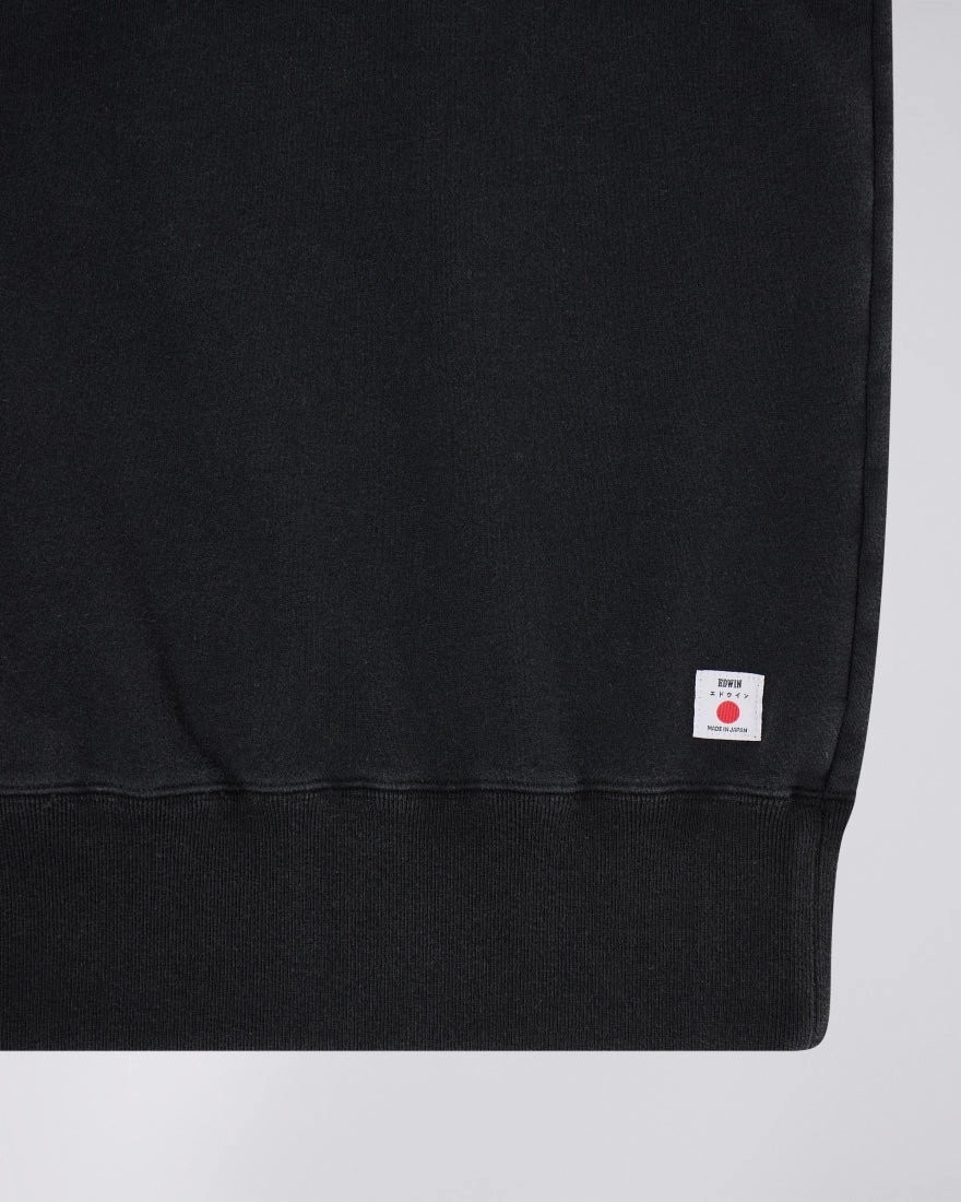 Raglan Sleeve Crew - made in japan / edwin / black Washington Sweatshirts