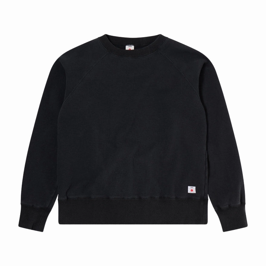 Wholesale Sweatshirts And Sweatpants Raglan Sleeve Crew - made in japan / edwin / black