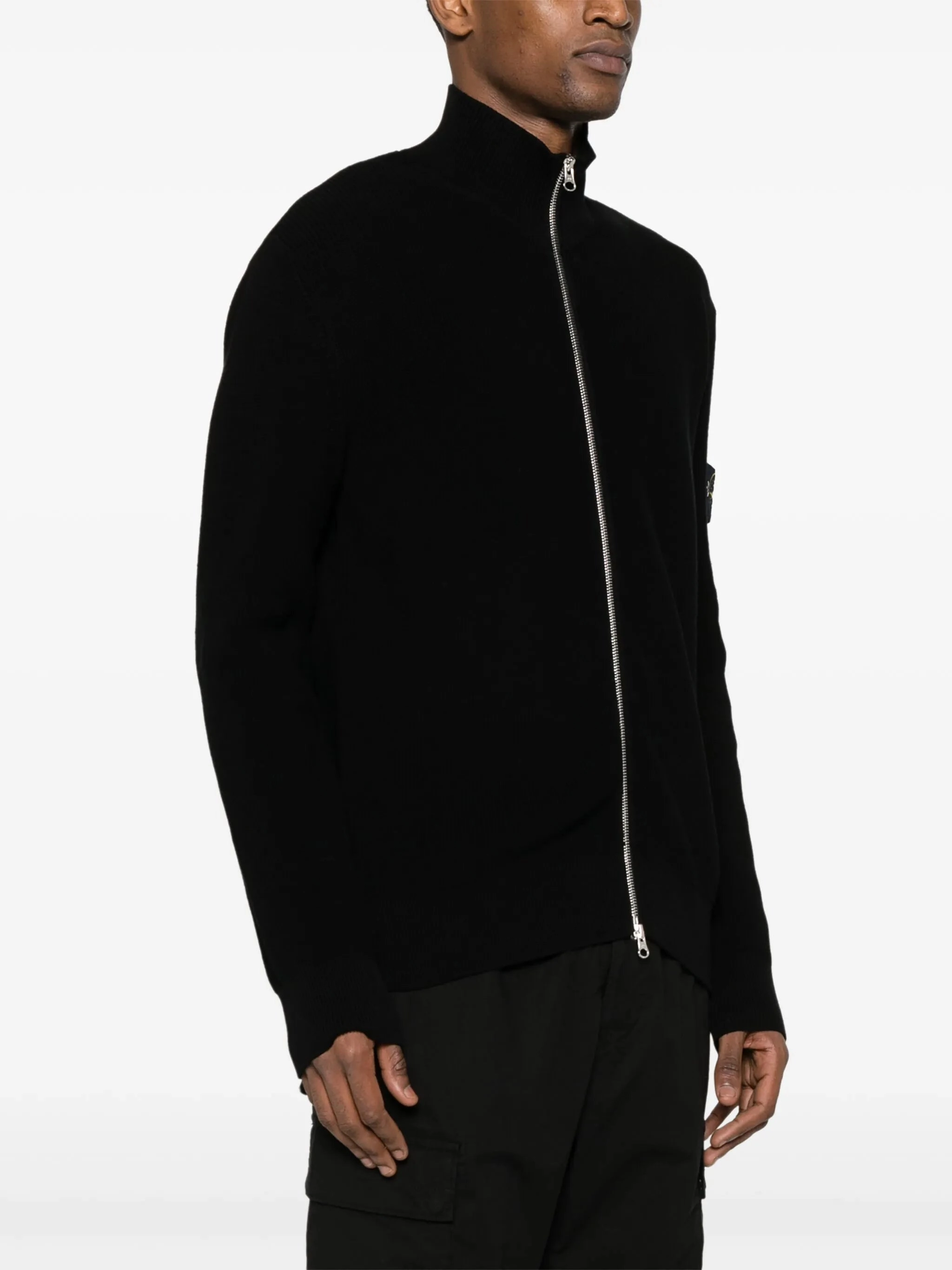 Compass-badge cardigan Clara Knitwear