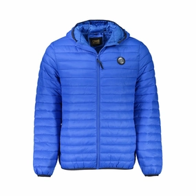Blue Polyamide Men Jacket Columbus Jackets Youth