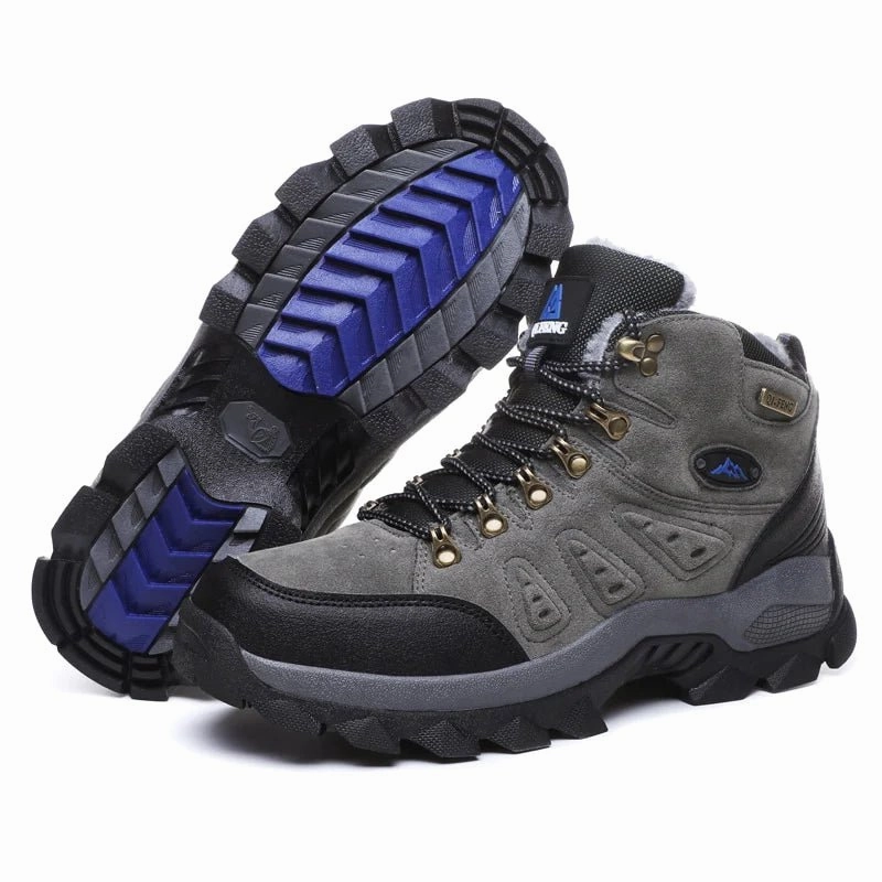 Montana Mountains Men's Hiking Boots - Grey Bearpaw Corsica Hiking Boots