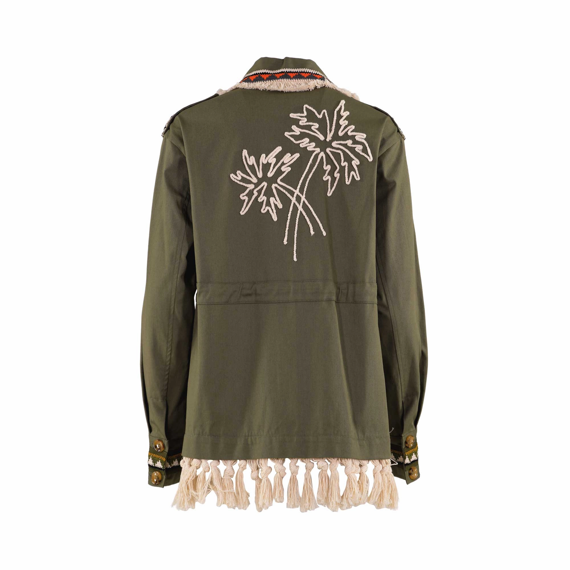 Beye Women's Green Jacket Coats & Jackets Duster