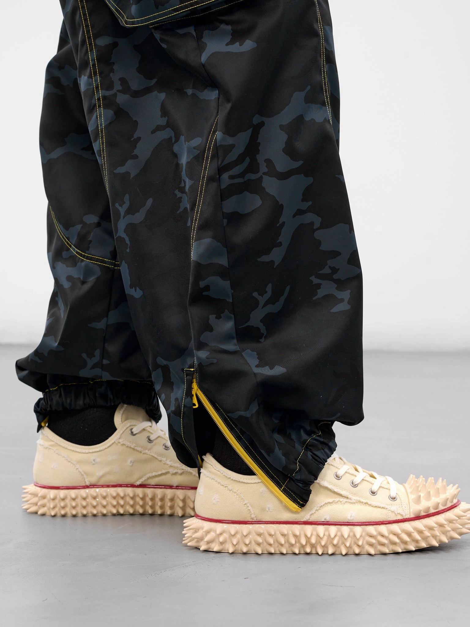 Navy Camouflage Nylon Cargo Pants (KL984-NAVY-CAMOUFLAGE) Waimea Cargo Pants