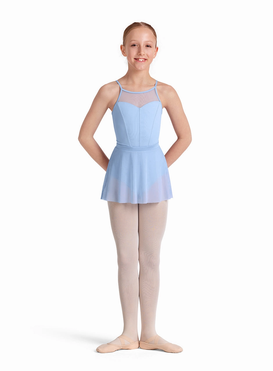 MS10002C Child Printed Skirt Ruffle Long Skirt