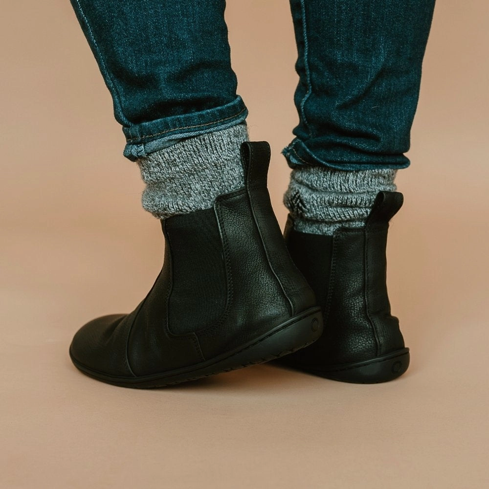 Mukishoes Wool Lined Leather Chelsea Boot Alyson Wintergrip Chelsea Boots