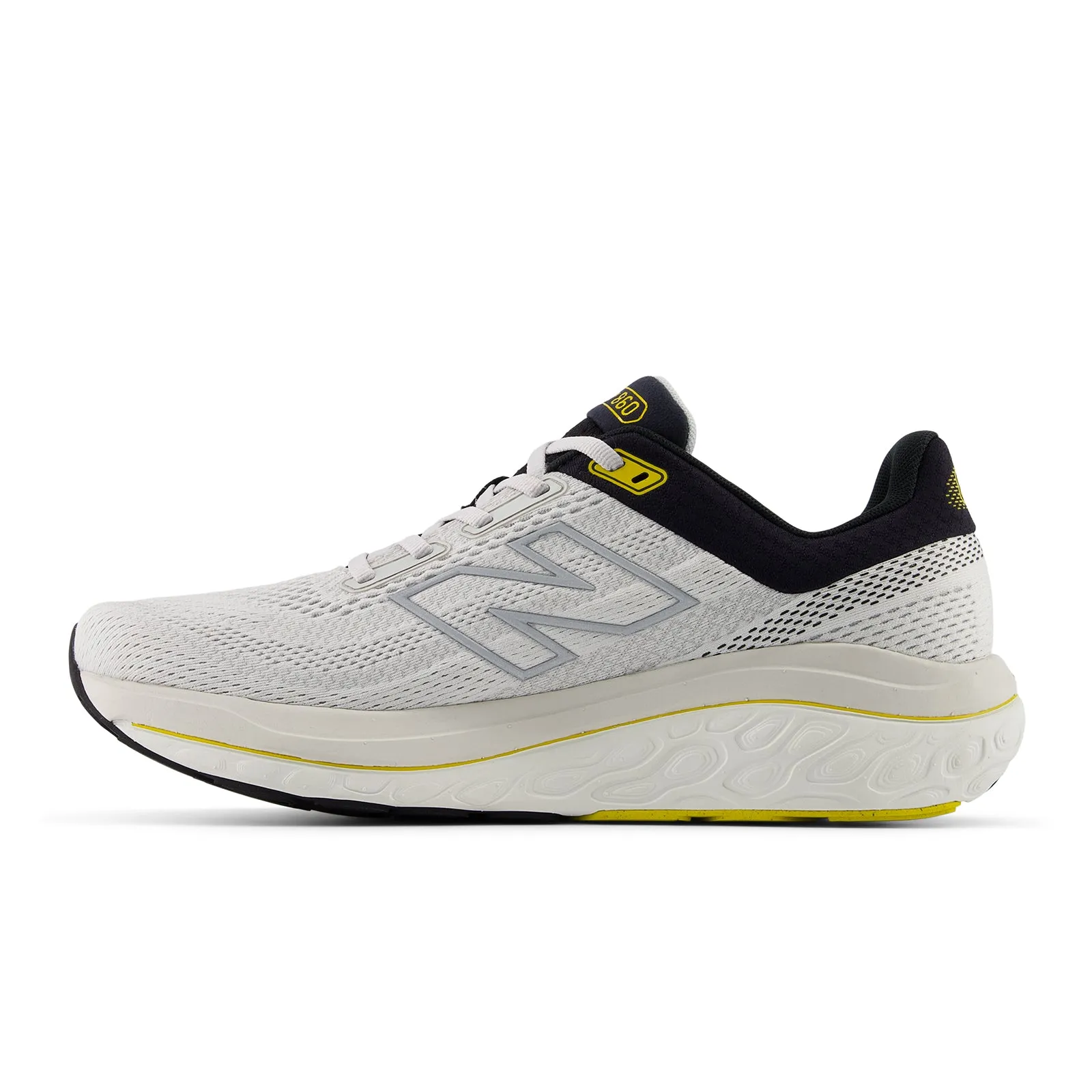 New Balance Fresh Foam X 860 v14 Running Shoe (Men) - Grey Matter/Black/Ginger Lemon