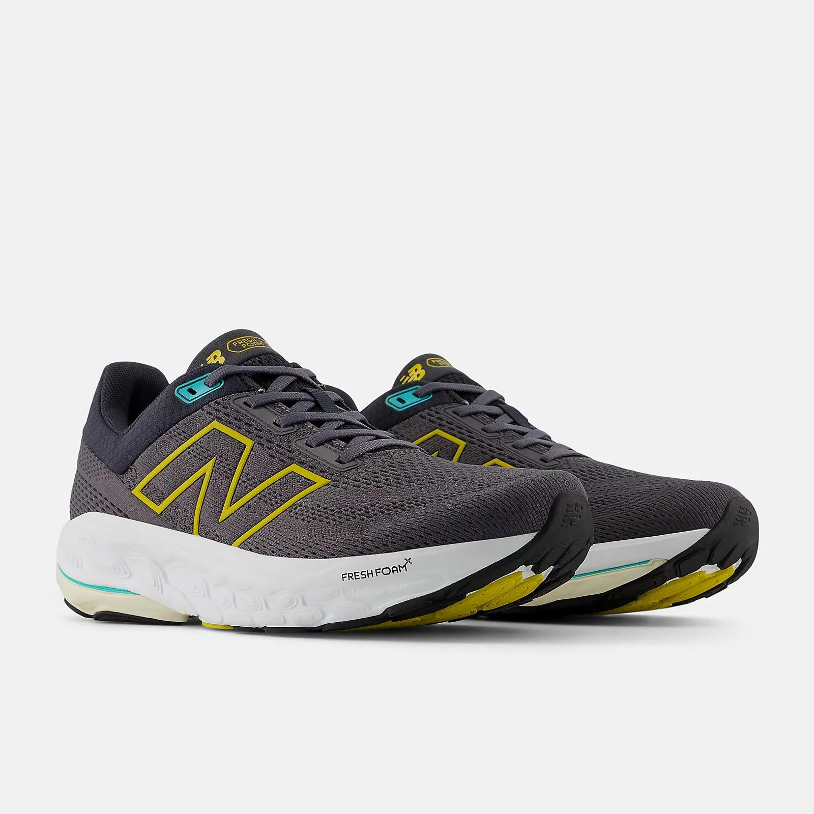 New Balance Fresh Foam X 860v14 Men's -  Magnet /Ginger Lemon/Cyber Jade Running Spike Shoes