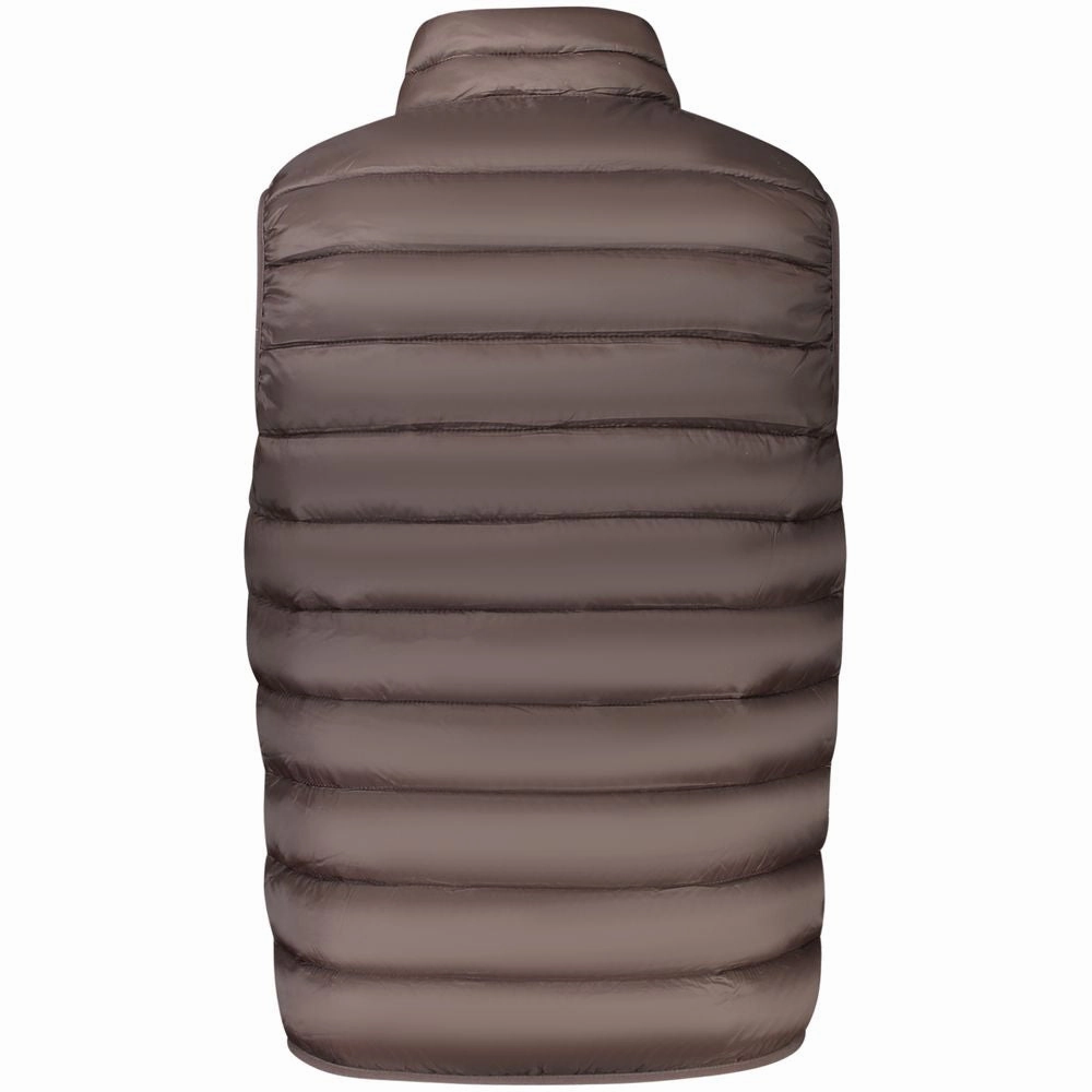 Warm Long Winter Coats Norway 1963 Brown Polyamide Men Jacket