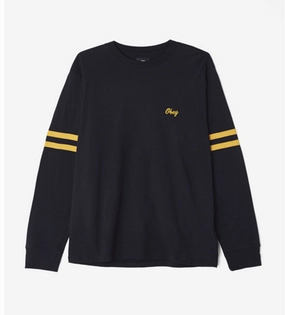 School Sweatshirts Obey Era LS Tee Black/Yellow