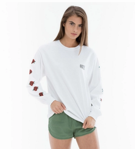 Creepypasta Sweatshirts Obey Roses White