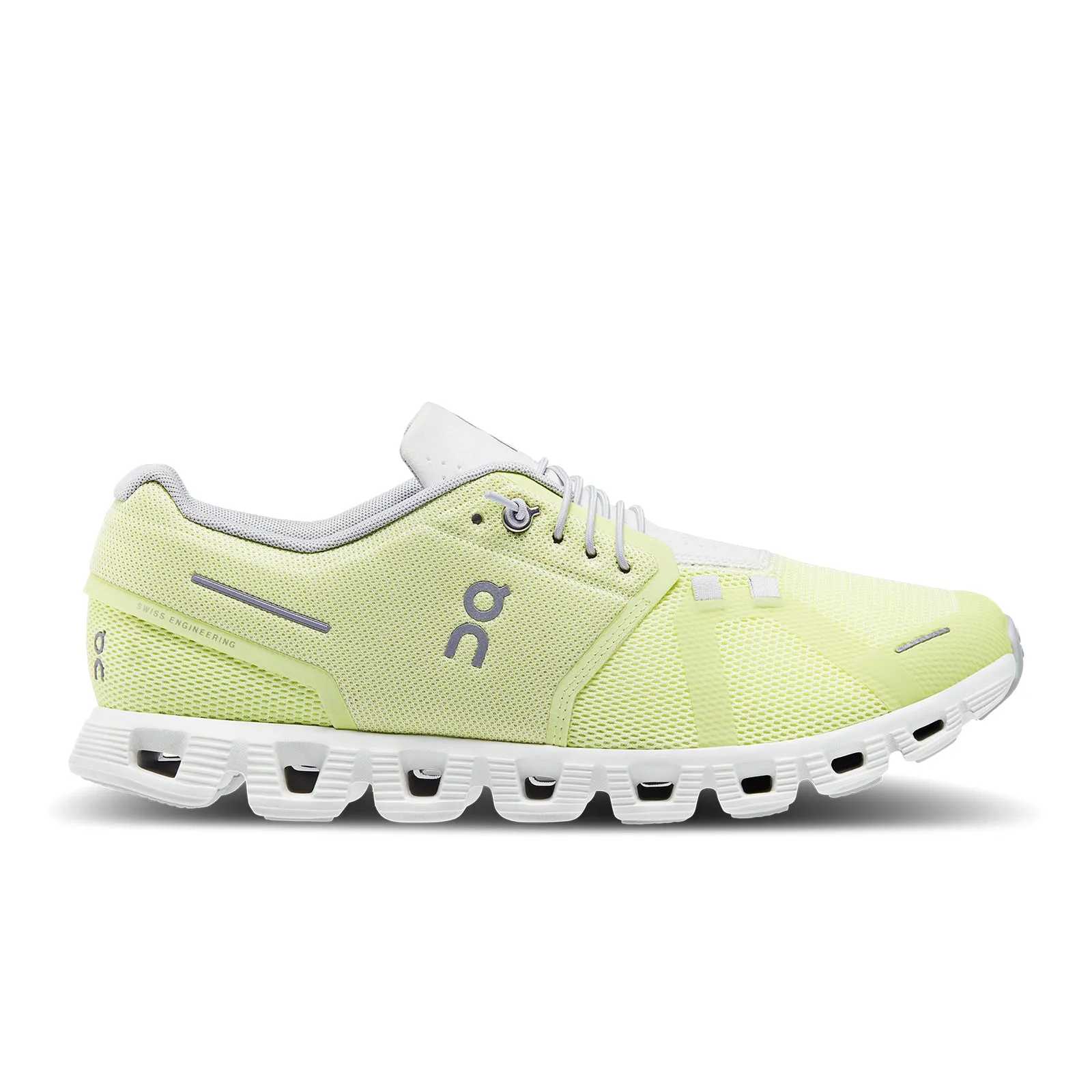On Running Cloud 5 Running Shoe (Men) - Hay/Frost Running Shoes Waterproof