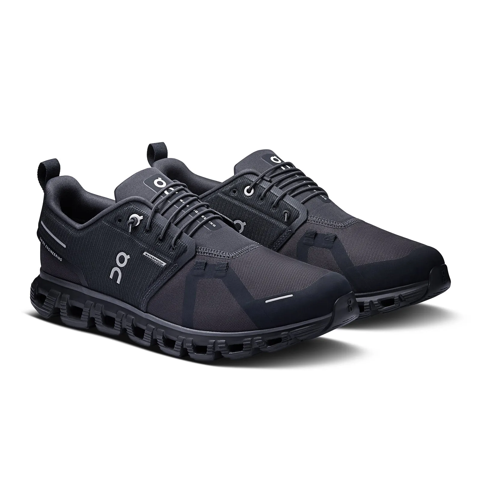 Black Friday Running Shoes On Running Cloud 6 Waterproof Running Shoe (Men) - Black/Black