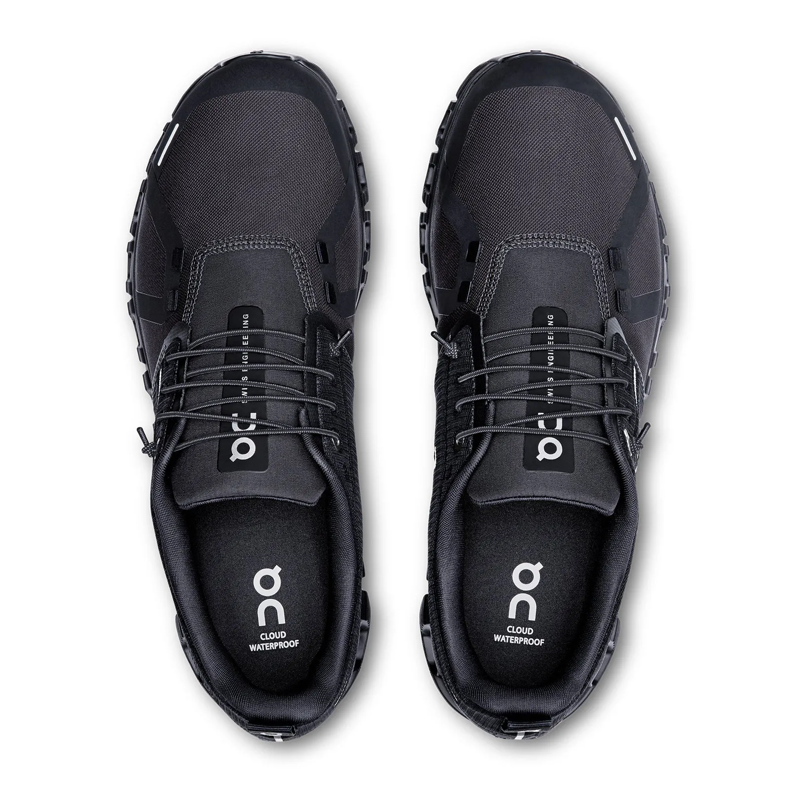 On Running Cloud 6 Waterproof Running Shoe (Men) - Black/Black Good Stability Running Shoes