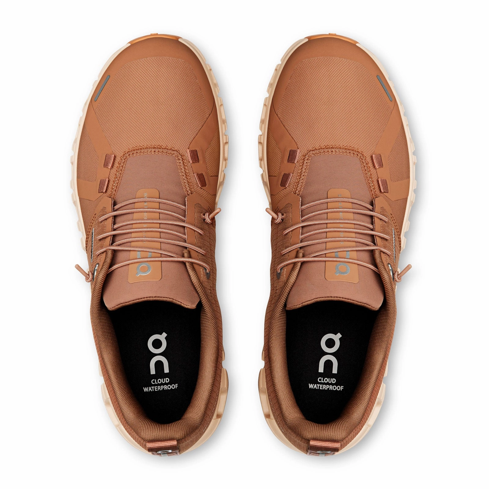 On Running Cloud 6 Waterproof Running Shoe (Women) - Sandstone/Blonde Turf Running Shoes