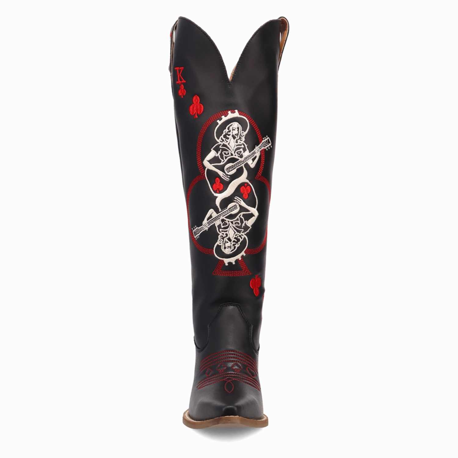 Thigh Boots With Heels Online Exclusive | Dingo | King Of Clubs Leather Boot in Black *** PREORDER