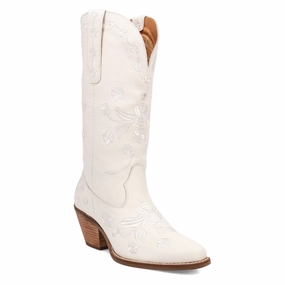 Online Exclusive | Dingo | Love Bug Leather Boot in White ** PREORDER Melissa Boots